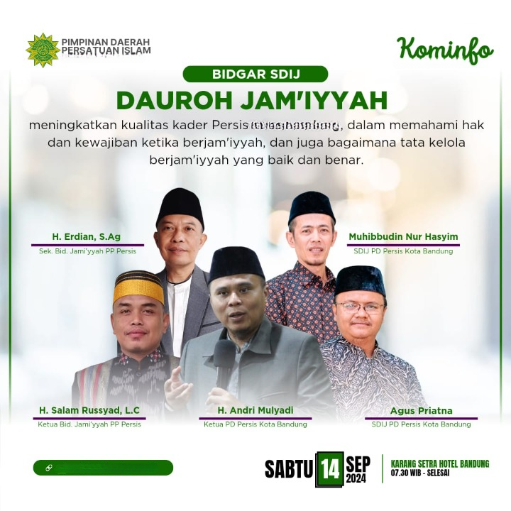 Dauroh Jamiyyah SDIJ PD PERSIS Kabupaten Sleman